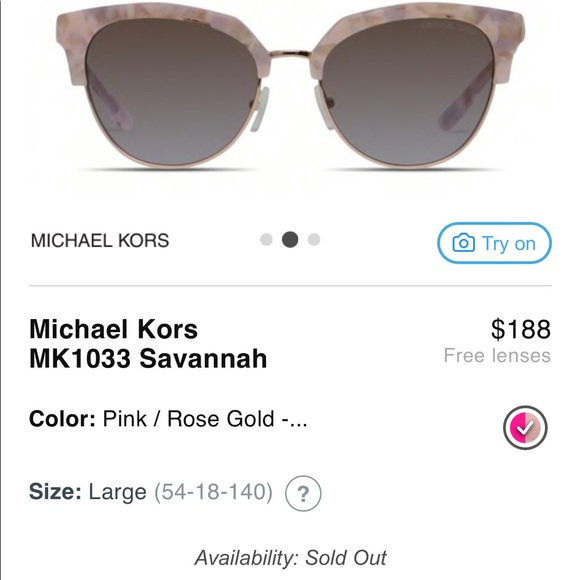 Michael Kors Savannah Sunglasses - Picture 9 of 16